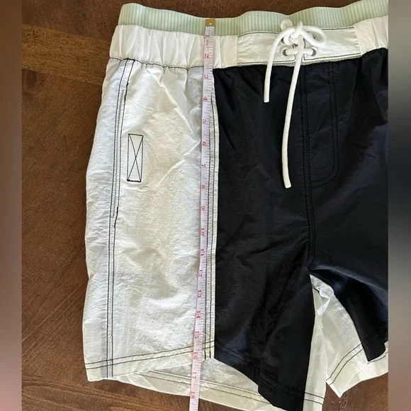 NWOT Free People FP Movement Sun Daze BoardShorts Navy Combo Colorblock XS & S - Picture 4 of 16